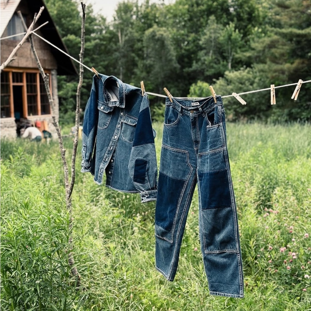 Rudy Jude The Patchwork Double Patch Utility Jeans - image 1